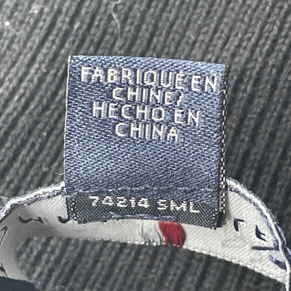 Tommy Hilfiger Women M Stripe Turtleneck Sweater Black White Classic READ Preppy - Picture 8 of 12